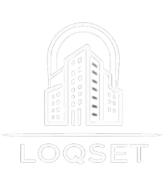 Logo of LOQSET, a provider of real estate management services.